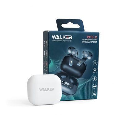 Bluetooth навушники WALKER WTS-31 PPB52 фото
