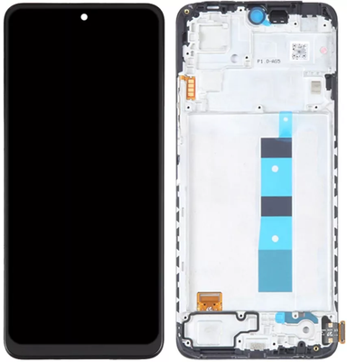 Дисплей для Xiaomi Redmi Note 12 (4G) модуль з сенсором та корпусною рамкою у зборі Оригінал Китай Black D0463 фото