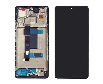Дисплей для Xiaomi Redmi Note 12 Pro (5G) модуль з сенсором та рамкою у зборі Оригінал Китай Black OLED D0485 фото