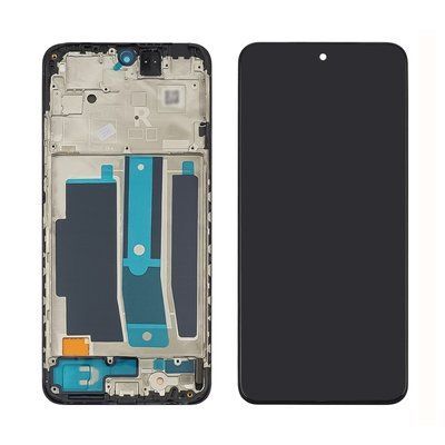 Дисплей для Xiaomi Redmi Note 12S модуль з сенсором та корпусною рамкою у зборі Оригінал Китай Black D00207 фото