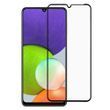 Захисне скло Samsung Galaxy M22 / Cкло 5D / На весь екран / Black