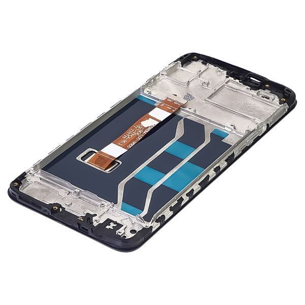 Дисплей для Realme 5i модуль з сенсором та корпусною рамкою у зборі Оригінал Китай Black D077110 фото