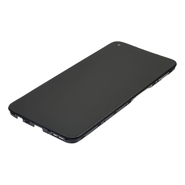 Дисплей для Realme 6 модуль з сенсором та корпусною рамкою у зборі Оригінал Китай Black D077114 фото