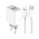Зарядний пристрій XO L65 2USB / 2.4A (Lightning) ZP01 фото 1