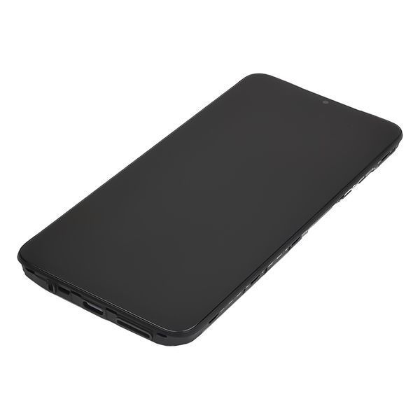 Дисплей для Xiaomi Poco M3 модуль з сенсором та корпусною рамкою у зборі Оригінал Китай Black D0045 фото
