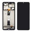Дисплей для Xiaomi Redmi 12C модуль з сенсором та корпусною рамкою у зборі Оригінал Китай Black