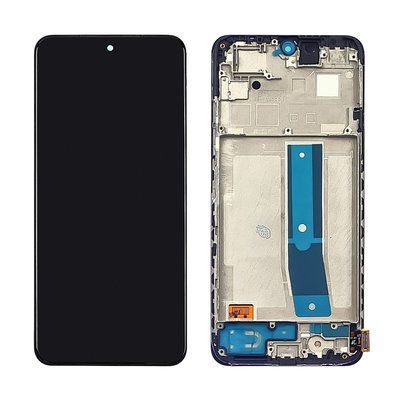 Дисплей для Xiaomi Redmi Note 11 модуль з сенсором та корпусною рамкою у зборі Оригінал Китай Black OLED D0058 фото