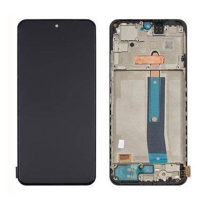 Дисплей для Xiaomi Redmi Note 11S модуль з сенсором та корпусною рамкою у зборі Оригінал Китай Black OLED D0059 фото